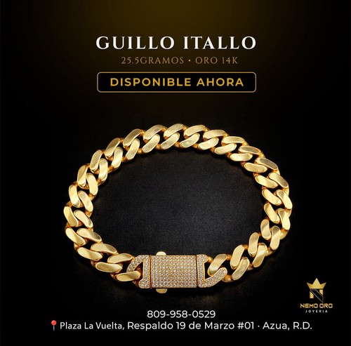 Bracciale guillo itallo oro - bracciale,