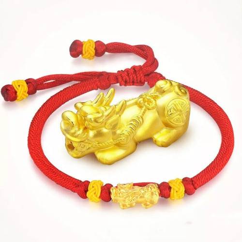 Bracciale puro oro giallo - oro, 999