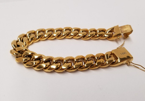 Bracciale oro su acciaio - su,