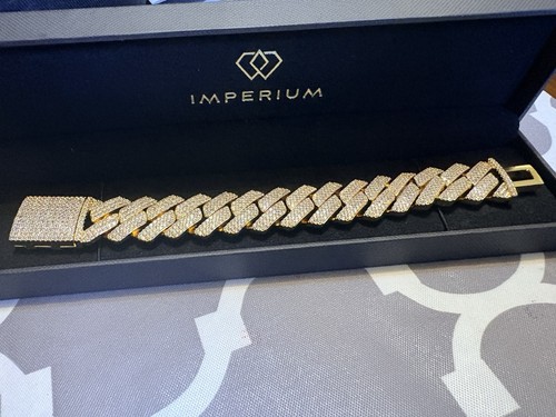 Bracciale maglia cubana - , punta