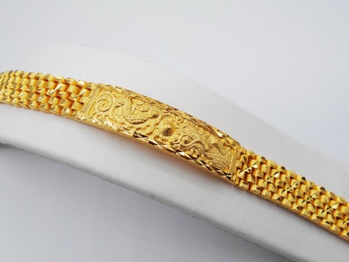 Bracciale leone cinese 22k - bracciale, 24k