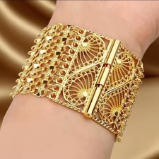 Bracciale unisex placcato oro