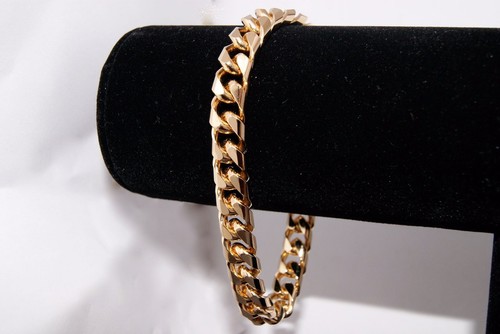 Bracciale catena vero oro 24k - catena,