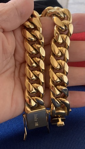 Bracciale cubano miami - cubano, pesante