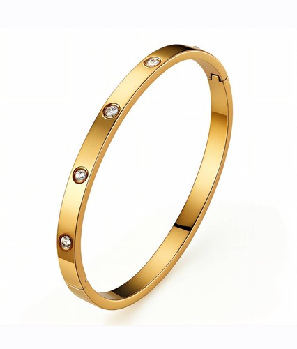Bracciale oro con pietre