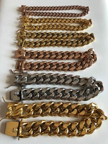 Bracciale miami cuban - cuban, 14k