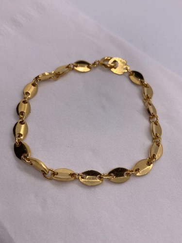 Bracciale maglia ovale - , oro