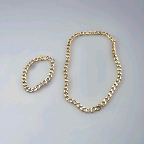 Set bracciale maglia cubana