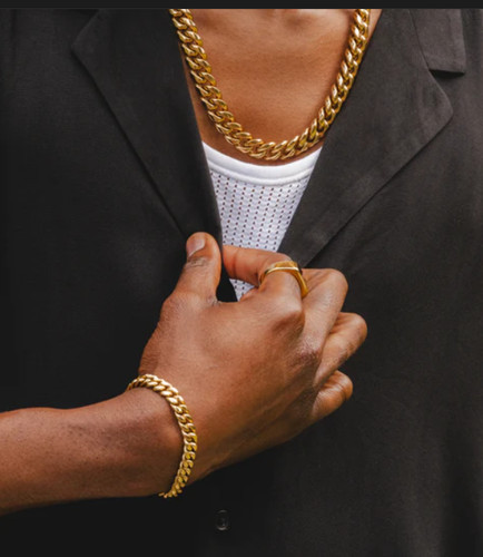Bracciale maglie cubane - bracciale, a
