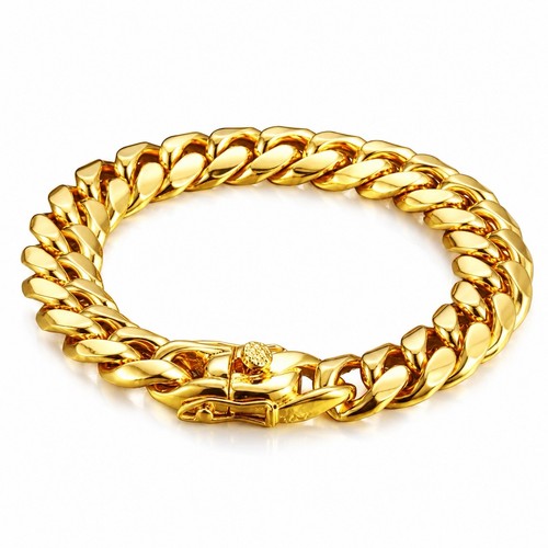 Bracciale uomo inciso - , oro