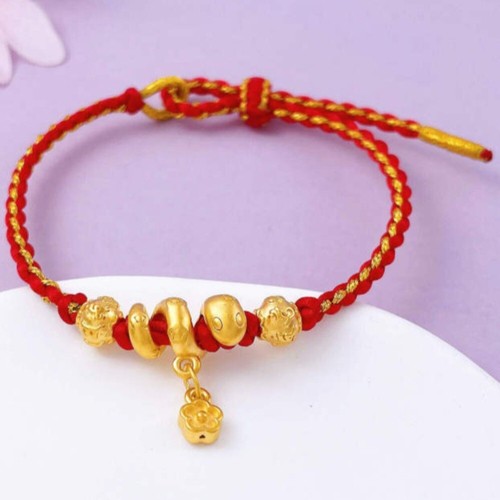 Bracciale oro giallo puro 999