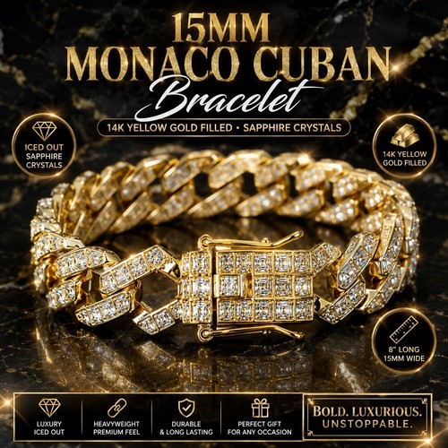 Bracciale cubano monaco - bracciale,